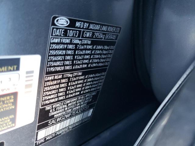 Aukcja sprzedaży 2014 Land Rover Range Rover Sport Se, vin: SALWG2WF7EA327731, numer aukcji: 44880923