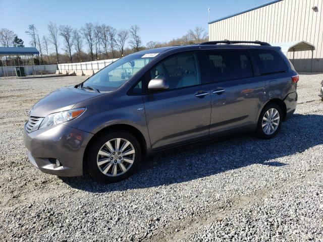 44110433 :رقم المزاد ، 5TDDZ3DC6HS179702 vin ، 2017 Toyota Sienna Xle مزاد بيع