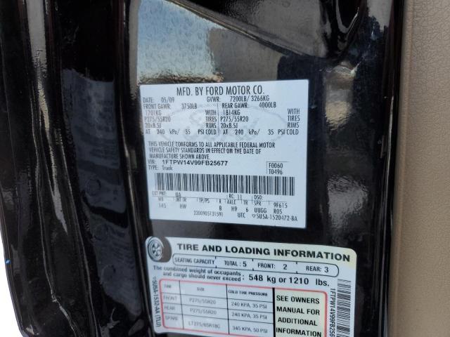 Aukcja sprzedaży 2009 Ford F150 Supercrew, vin: 1FTPW14V99FB25677, numer aukcji: 43790883