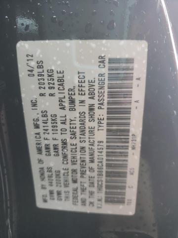 Aukcja sprzedaży 2012 Honda Accord Exl, vin: 1HGCS1B86CA014579, numer aukcji: 45046763