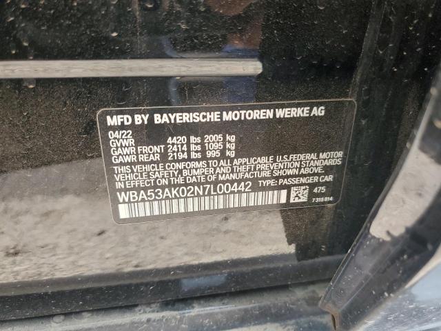 Продажа на аукционе авто 2022 Bmw 228i, vin: WBA53AK02N7L00442, номер лота: 44920413