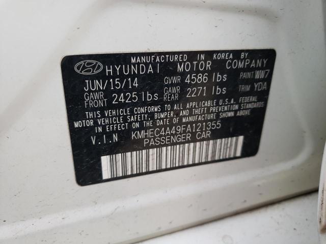 Продажа на аукционе авто 2015 Hyundai Sonata Hybrid, vin: KMHEC4A49FA121355, номер лота: 44549953
