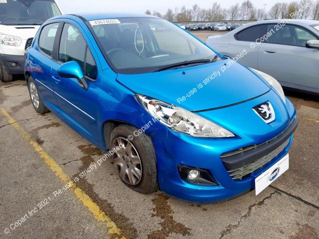 43674693 :رقم المزاد ، VF3WCKFT0CE018951 vin ، 2012 Peugeot 207 Active مزاد بيع