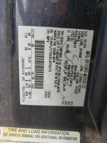 Aukcja sprzedaży 2005 Ford Expedition Eddie Bauer, vin: 1FMFU17545LA76215, numer aukcji: 45037453