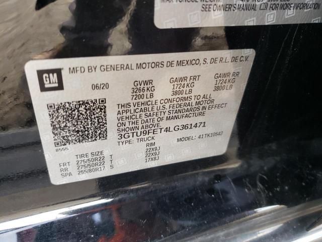 Aukcja sprzedaży 2020 Gmc Sierra K1500 Denali, vin: 3GTU9FET4LG361471, numer aukcji: 45251593