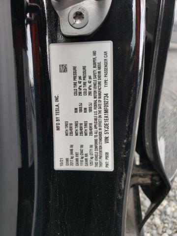 Aukcja sprzedaży 2021 Tesla Model 3, vin: 5YJ3E1EA1MF092734, numer aukcji: 45156103