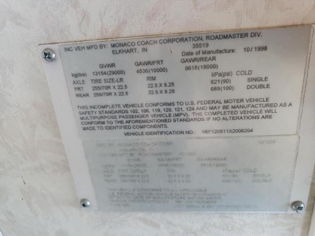 Aukcja sprzedaży 1999 Monon 45x96 Roadmaster Rail Dyanaster, vin: 1RF120511X2006204, numer aukcji: 45061863
