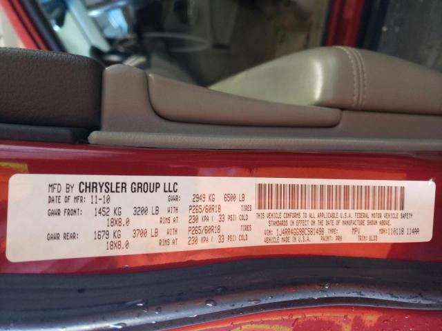 Aukcja sprzedaży 2011 Jeep Grand Cherokee Laredo, vin: 1J4RR4GG9BC581498, numer aukcji: 44693423