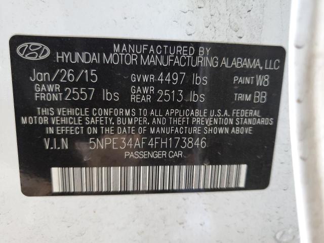Aukcja sprzedaży 2015 Hyundai Sonata Sport, vin: 5NPE34AF4FH173846, numer aukcji: 45079813