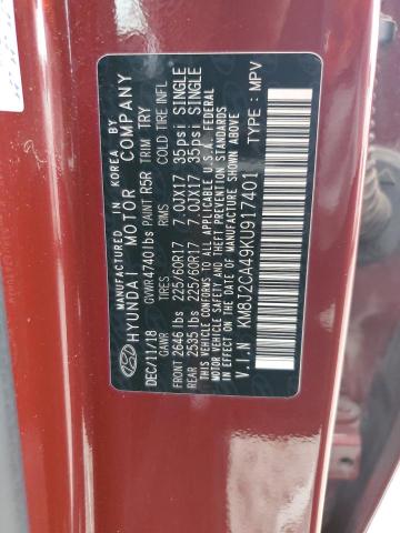 Продаж на аукціоні авто 2019 Hyundai Tucson Se, vin: KM8J2CA49KU917401, номер лоту: 45216293