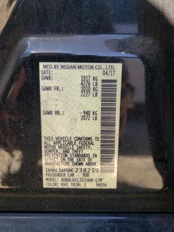 Aukcja sprzedaży 2017 Nissan Altima 2.5, vin: 1N4AL3AP0HC238259, numer aukcji: 44968533