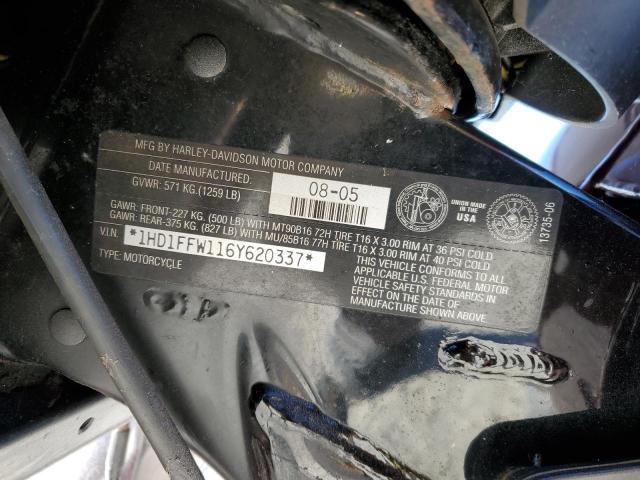Aukcja sprzedaży 2006 Harley-davidson Flhtci, vin: 1HD1FFW116Y620337, numer aukcji: 44586513