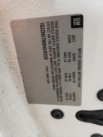 Aukcja sprzedaży 2008 Pontiac G6 Gt, vin: 1G2ZH57N884245538, numer aukcji: 45214683