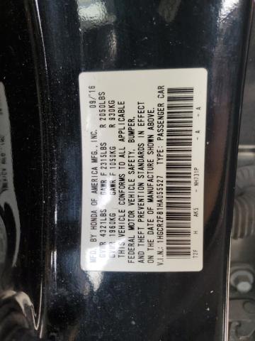 Aukcja sprzedaży 2017 Honda Accord Exl, vin: 1HGCR2F81HA055527, numer aukcji: 45195573