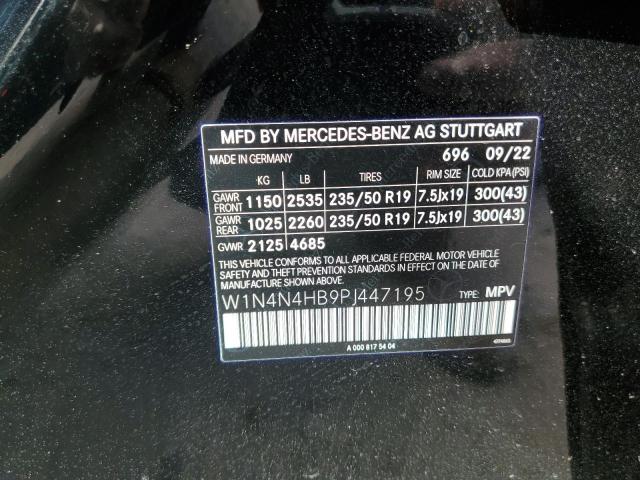 Aukcja sprzedaży 2023 Mercedes-benz Gla 250 4matic, vin: W1N4N4HB9PJ447195, numer aukcji: 45095313