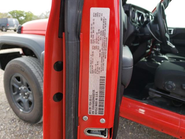 Aukcja sprzedaży 2022 Jeep Wrangler Sport, vin: 1C4HJXAG2NW262126, numer aukcji: 44860083