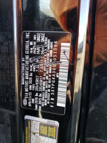 Aukcja sprzedaży 2016 Kia Sorento Lx, vin: 5XYPG4A36GG051596, numer aukcji: 45095923