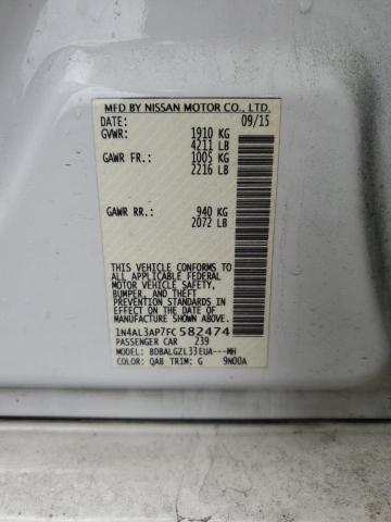 Aukcja sprzedaży 2015 Nissan Altima 2.5, vin: 1N4AL3AP7FC582474, numer aukcji: 45173623
