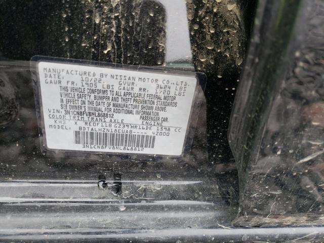 Aukcja sprzedaży 2022 Nissan Versa Sr, vin: 3N1CN8FV8NL868812, numer aukcji: 45194363
