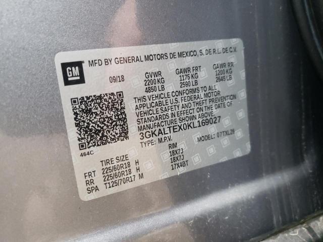 Aukcja sprzedaży 2019 Gmc Terrain Sle, vin: 3GKALTEX0KL169027, numer aukcji: 45418543