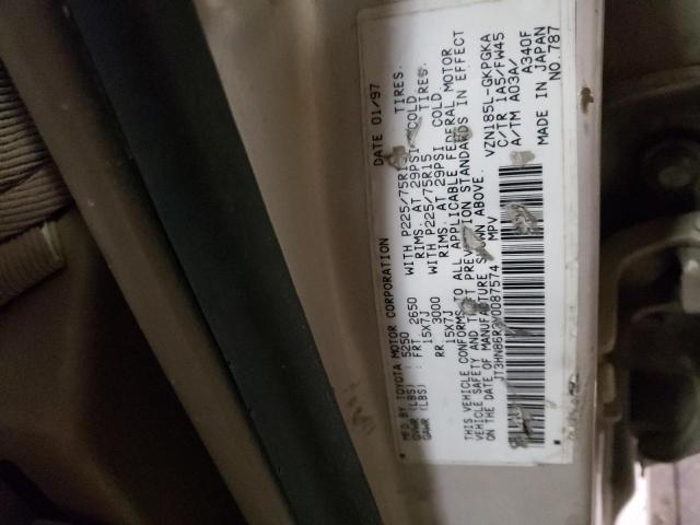 Aukcja sprzedaży 1997 Toyota 4runner Sr5, vin: JT3HN86R3V0087574, numer aukcji: 43759903