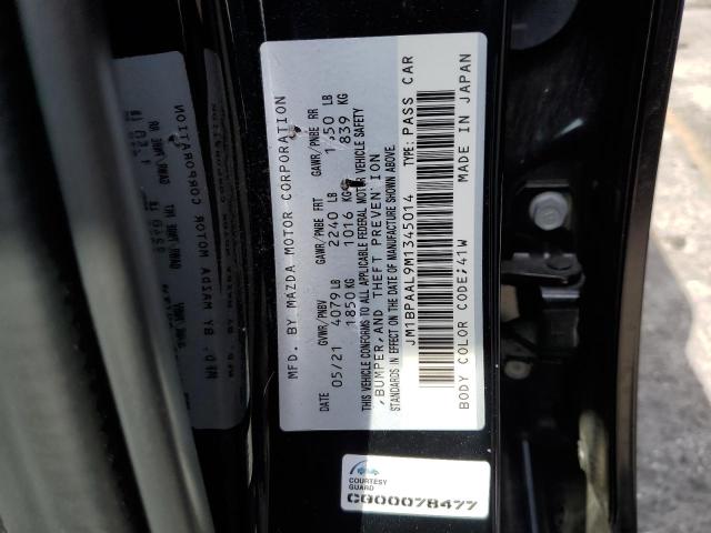 Aukcja sprzedaży 2021 Mazda 3, vin: JM1BPAAL9M1345014, numer aukcji: 45370423