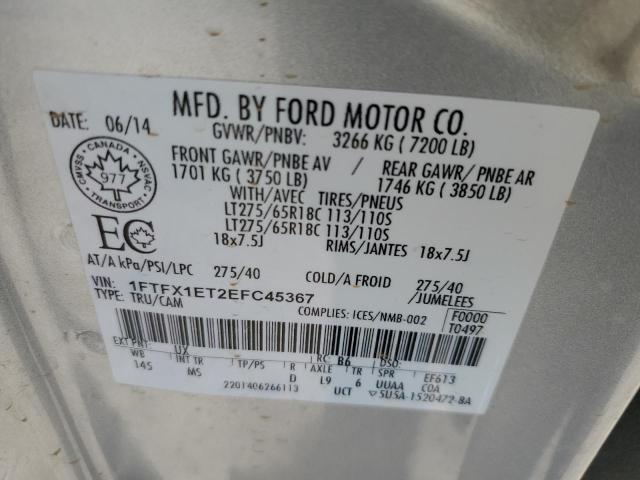 Aukcja sprzedaży 2014 Ford F150 Super Cab, vin: 1FTFX1ET2EFC45367, numer aukcji: 45292493