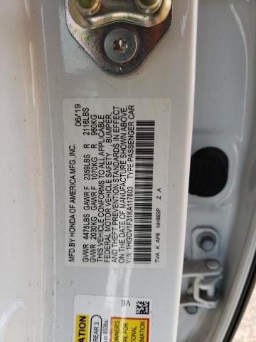 Aukcja sprzedaży 2019 Honda Accord Sport, vin: 1HGCV1F31KA117803, numer aukcji: 45343763