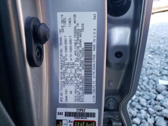Aukcja sprzedaży 2015 Toyota Tacoma Double Cab Prerunner, vin: 5TFJU4GN5FX086231, numer aukcji: 45371963