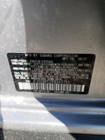 Aukcja sprzedaży 2023 Subaru Crosstrek Premium, vin: JF2GTAPC2P8249733, numer aukcji: 45483453
