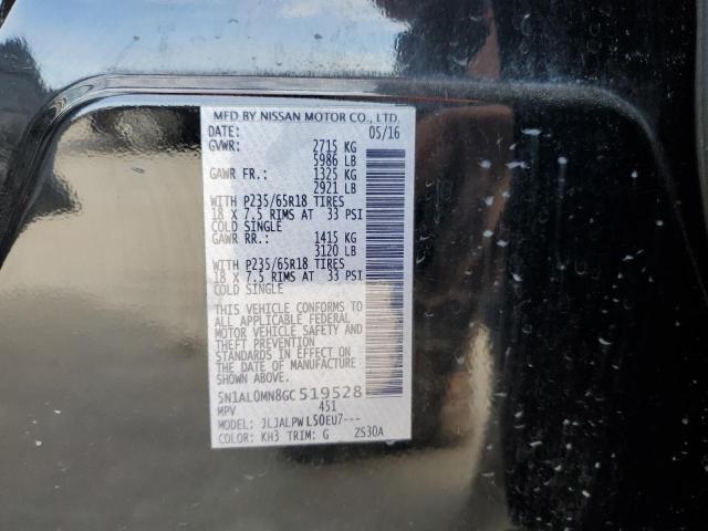 Aukcja sprzedaży 2016 Infiniti Qx60, vin: 5N1AL0MN8GC519528, numer aukcji: 45515713