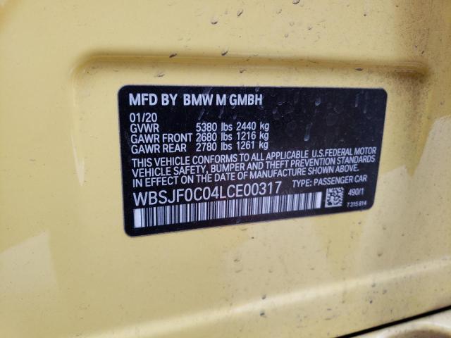 Продажа на аукционе авто 2020 Bmw M5 Base, vin: WBSJF0C04LCE00317, номер лота: 45487783