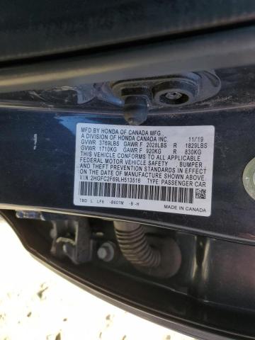 Aukcja sprzedaży 2020 Honda Civic Lx, vin: 2HGFC2F69LH513516, numer aukcji: 45540113