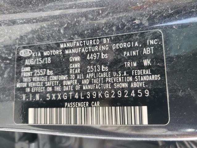 Aukcja sprzedaży 2019 Kia Optima Lx, vin: 5XXGT4L39KG292459, numer aukcji: 45344533