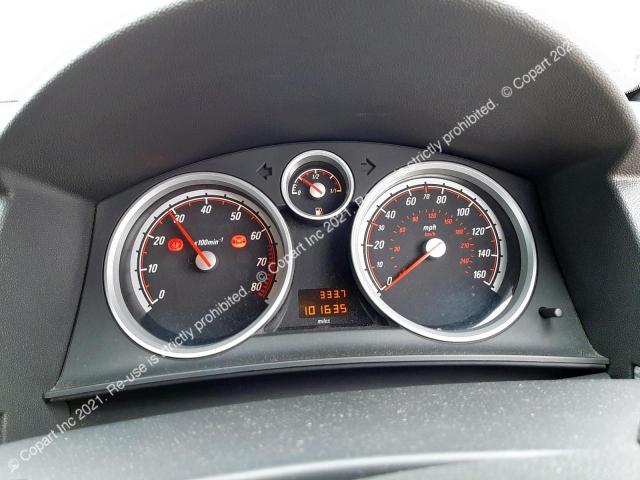 Aukcja sprzedaży 2011 Vauxhall Astra Sri, vin: W0L0AHL08B5016979, numer aukcji: 45117443