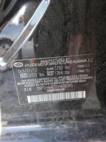Aukcja sprzedaży 2013 Hyundai Elantra Gls, vin: 5NPDH4AE2DH438345, numer aukcji: 45387033