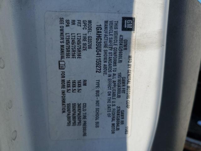 Aukcja sprzedaży 2004 Chevrolet Express G3500, vin: 1GAHG39U541159272, numer aukcji: 45342733