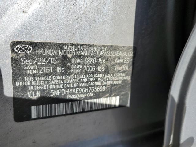 Aukcja sprzedaży 2016 Hyundai Elantra Se, vin: 5NPDH4AE9GH765698, numer aukcji: 44771713