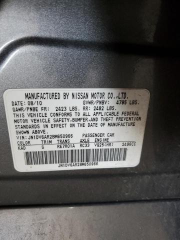 Aukcja sprzedaży 2011 Infiniti G25, vin: JN1DV6AR2BM650966, numer aukcji: 45379743