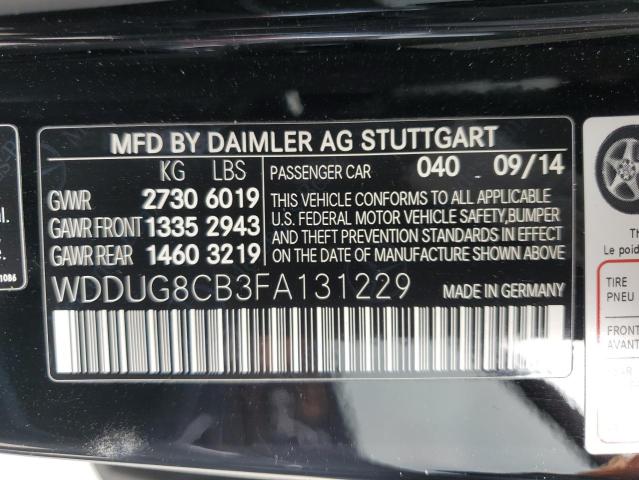 Aukcja sprzedaży 2015 Mercedes-benz S 550, vin: WDDUG8CB3FA131229, numer aukcji: 45080843