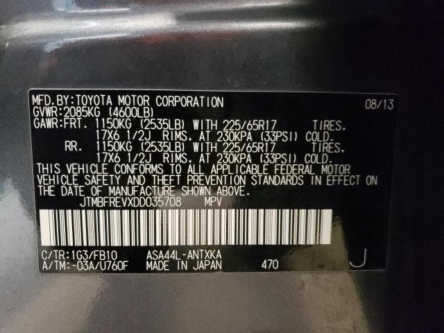 Aukcja sprzedaży 2013 Toyota Rav4 Le, vin: JTMBFREVXDD035708, numer aukcji: 45373513