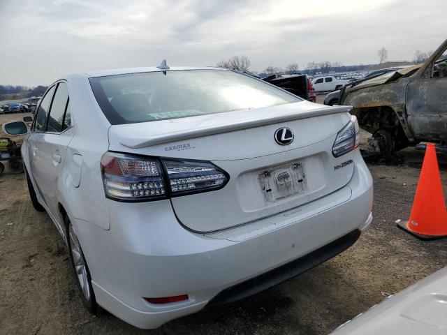 Aukcja sprzedaży 2011 Lexus Hs 250h, vin: JTHBB1BA4B2045169, numer aukcji: 45189643