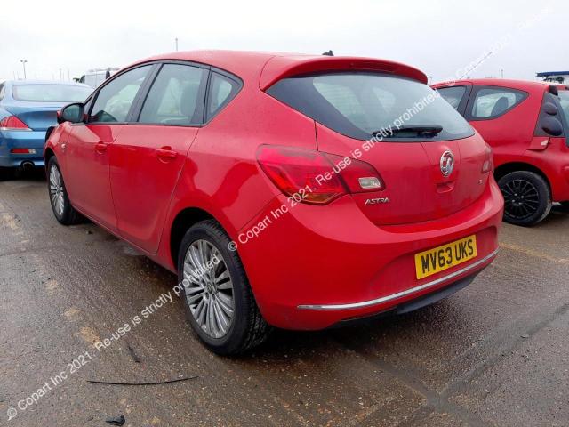 Aukcja sprzedaży 2013 Vauxhall Astra Ener, vin: W0LPC6ED3D1120829, numer aukcji: 45298393