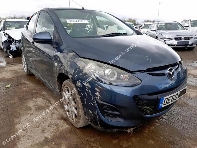 2011 Mazda 2 Tamura მანქანა იყიდება აუქციონზე, vin: JMZDEA4J200406255, აუქციონის ნომერი: 45022593