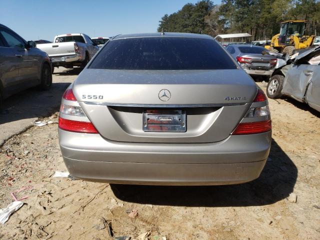 2007 Mercedes-benz S 550 მანქანა იყიდება აუქციონზე, vin: WDDNG71X87A040486, აუქციონის ნომერი: 45342963