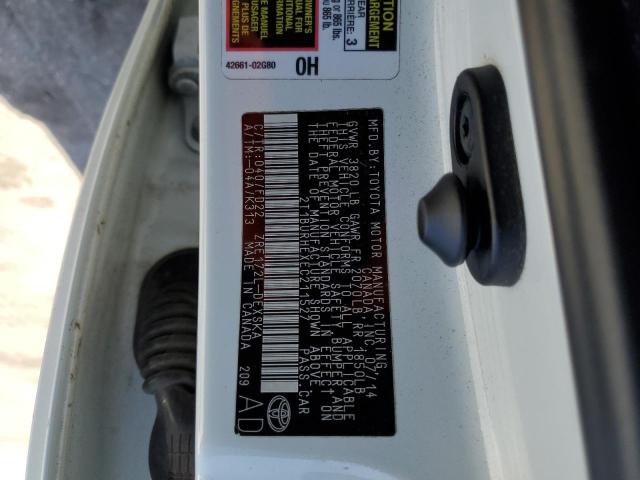 Продажа на аукционе авто 2014 Toyota Corolla L, vin: 2T1BURHEXEC211527, номер лота: 45598453
