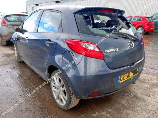 2011 Mazda 2 Tamura მანქანა იყიდება აუქციონზე, vin: JMZDEA4J200406255, აუქციონის ნომერი: 45022593