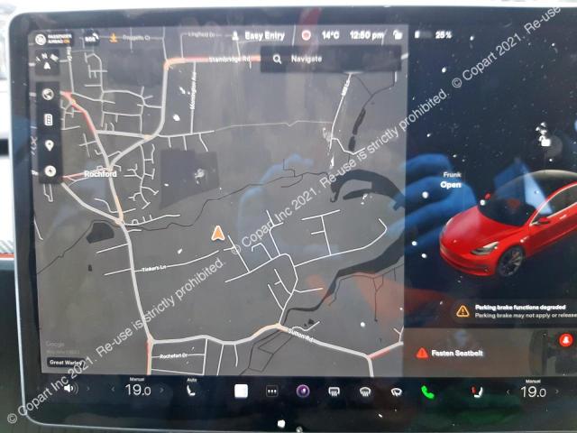 Aukcja sprzedaży 2020 Tesl Model 3 Pe, vin: 5YJ3F7EC6LF702725, numer aukcji: 43705643