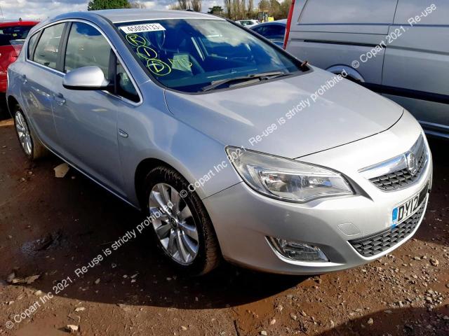 Aukcja sprzedaży 2012 Vauxhall Astra Elit, vin: W0LPE6EN3C8072774, numer aukcji: 45009133