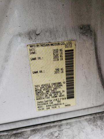 45208193 :رقم المزاد ، 1N4AL3AP7DC282799 vin ، 2013 Nissan Altima 2.5 مزاد بيع